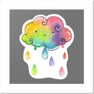 Rainbow Showers Posters and Art